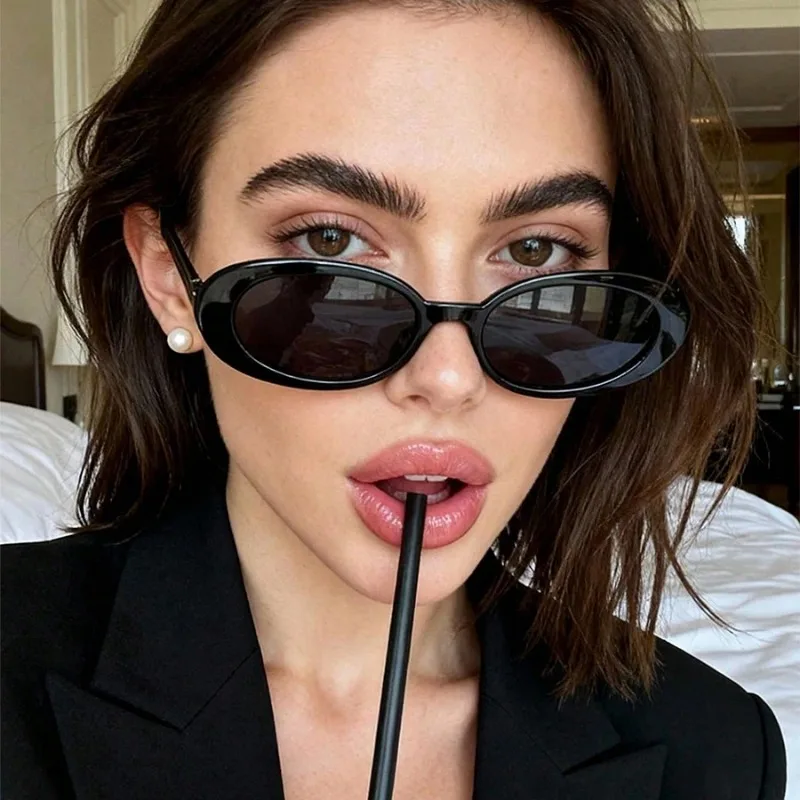 Vintage Oval Sunglasses Women  - Designer Sunglasses recension och pris