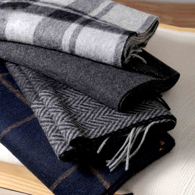 Pashmina Scarf Men Winter Stri - Cashmere Scarf recension och pris