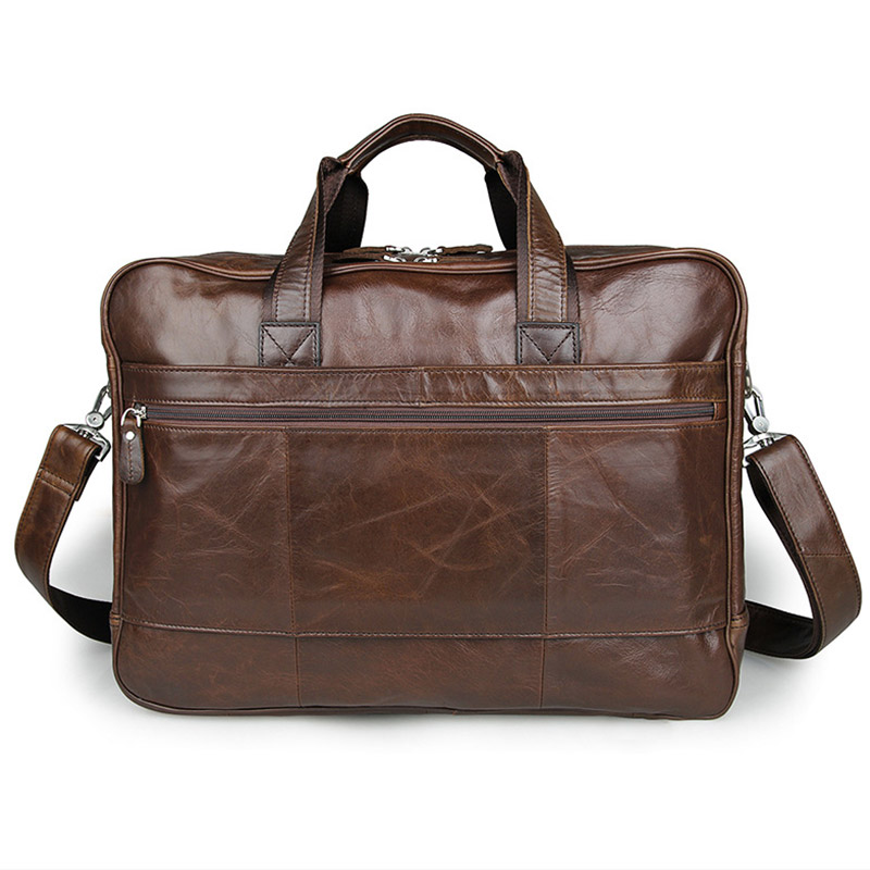 LACHIOUR Genuine Leather Men B - Leather Briefcase recension och pris