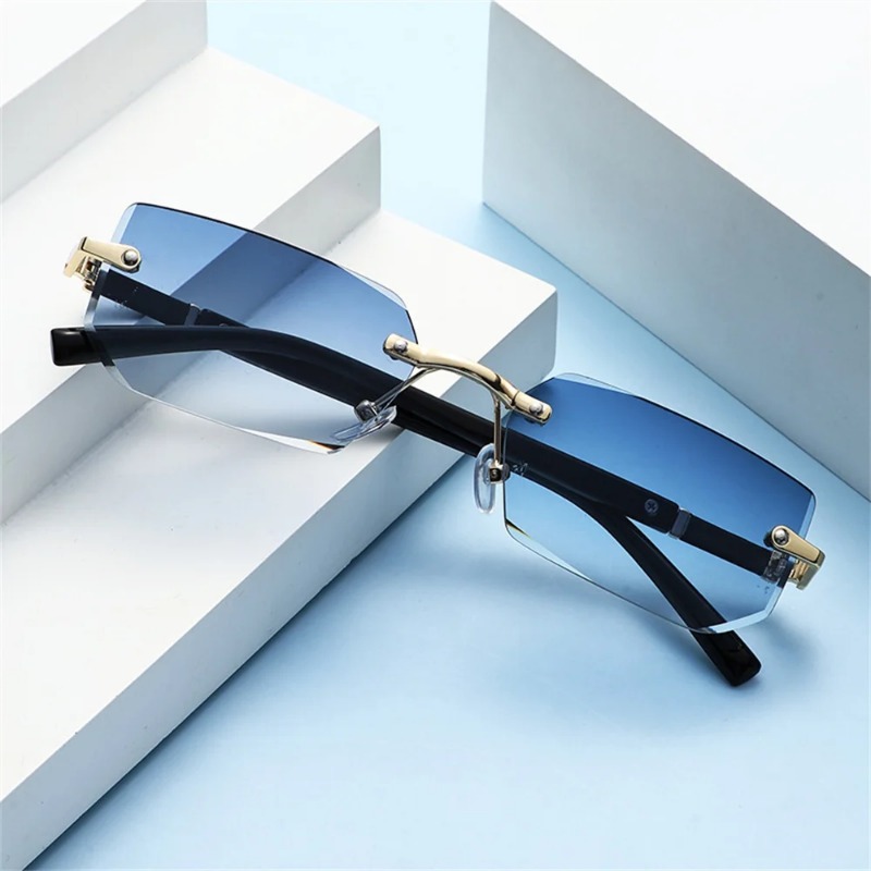 Trendy Rimless Sunglasses for  - Designer Sunglasses recension och pris